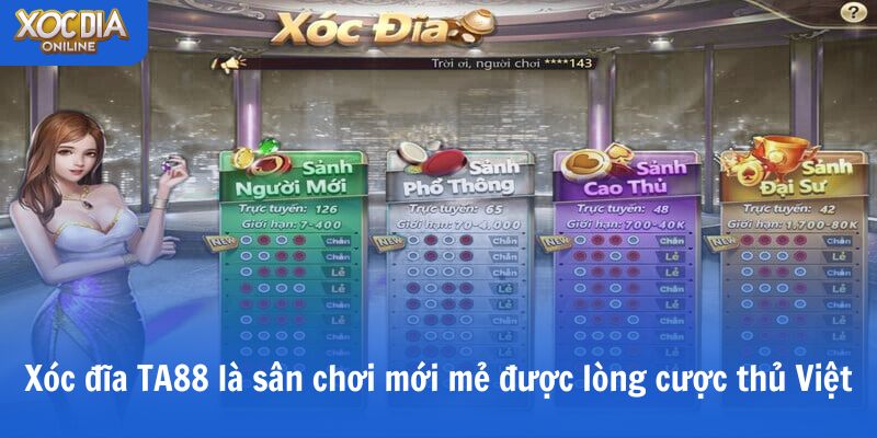 Xóc đĩa TA88 là sân chơi mới mẻ được lòng game thủ việt